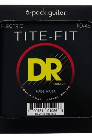 Petit prix - DR Strings Tite-Fit MT-10 6-Pack
