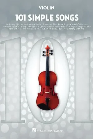 Bon plan | Hal Leonard 101 Simple Songs Violin