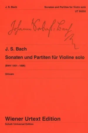 Se termine bientôt - Wiener Urtext Edition Bach Sonaten und Partiten
