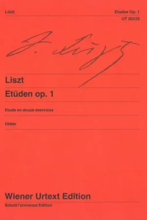 Liquidation | Wiener Urtext Edition Liszt Etüden op. 1