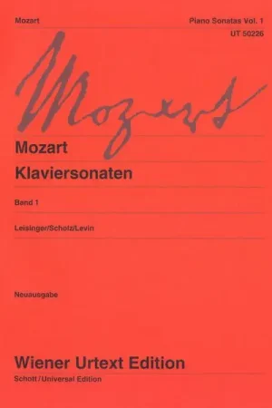 Wiener Urtext Edition Mozart Klaviersonaten 1 | Offre exceptionnelle