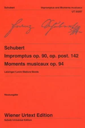 Wiener Urtext Edition Schubert Impromptus / Moments - Profitez-en maintenant