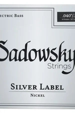 Sadowsky Silver Label Bass String 0.40 - Incontournable