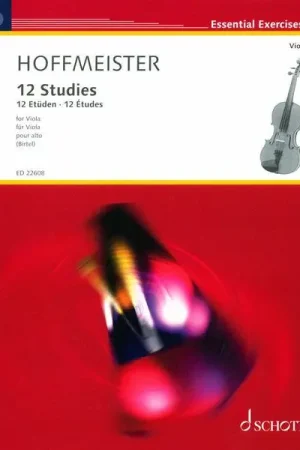 Expédition rapide | Schott Hoffmeister 12 Etüden Viola