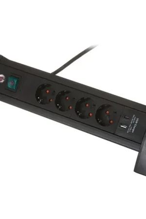 Brennenstuhl Prem. Off. Line 4-Way USB 1.8m | Excellente qualité