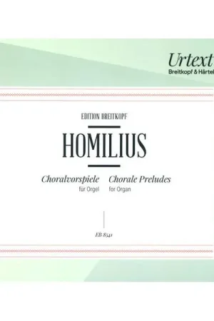 Breitkopf & Härtel Homilius Choralvorspiele | Direct usine