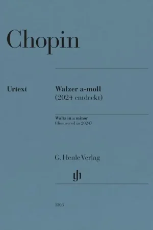 Henle Verlag Chopin Walzer a-moll (2024) - Meilleur prix