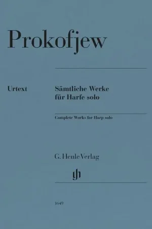 Henle Verlag Prokofjew Werke for Harfe | Prix cassé