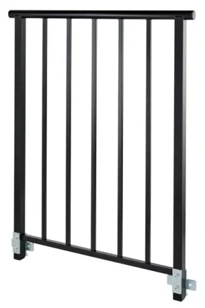 Stageworx Safety Railings 1m Black | Direct fabricant