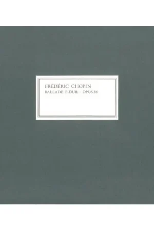 Produit phare - Henle Verlag Chopin Ballade F-dur op. 38