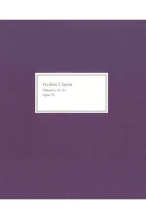 Henle Verlag Chopin Polonaise As-dur op. 5 - Achetez en ligne