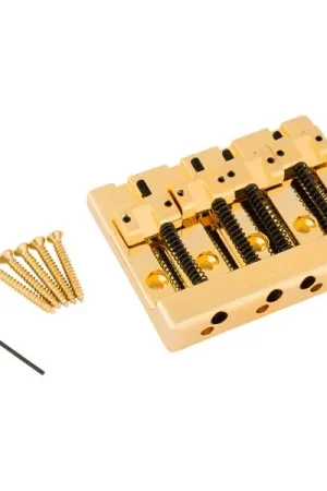Prix réduit | Fender Hi Mass Bridge IV Zinc GLD