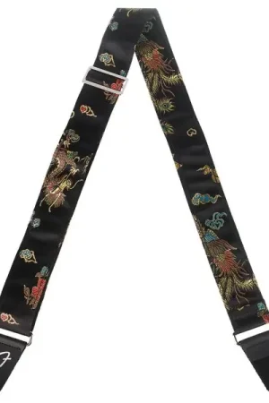 Fender Satin Dragon Strap BK | Achat sécurisé