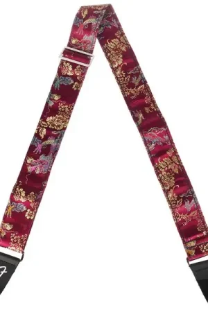 Commandez maintenant - Fender Satin Dragon Strap Wine