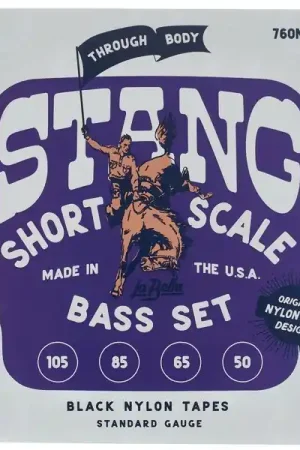 La Bella 760N-MUS BK Nylon Stang Bass - Plébiscité par les clients