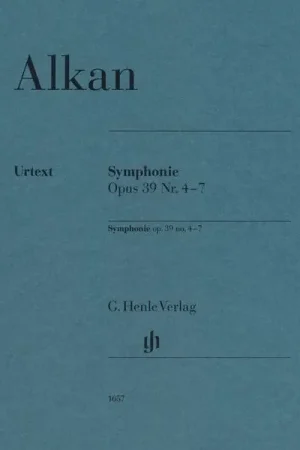 Henle Verlag Alkan Symphonie op. 39 | Jusqu'à épuisement des stocks