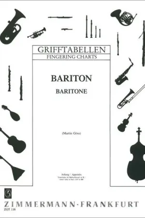 Dernières unités | Zimmermann Verlag Grifftabelle Baritone