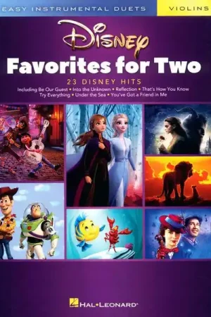 Dernières pièces - Hal Leonard Disney Favorites Two Violin