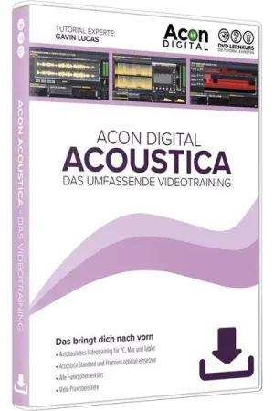 Produit phare | Tutorial Experts Acon Acoustica Videotraining