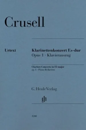 Henle Verlag Crusell Klarinettenkonzert op1 - Prix avantageux