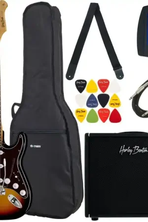 Réduction - Harley Benton ST-62SB DNAFX AmP20 Set