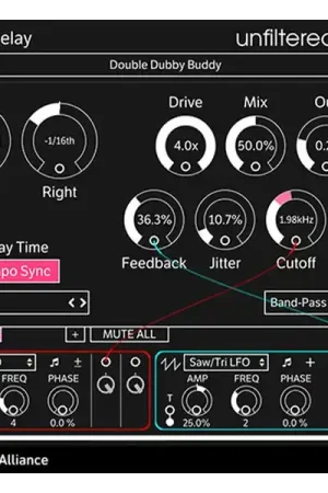 Bien noté | Plugin Alliance Unfiltered Audio Instant Delay