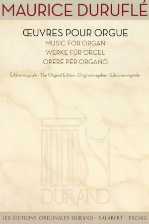 Editions Durand Duruflé Werke für Orgel | Affaire à saisir