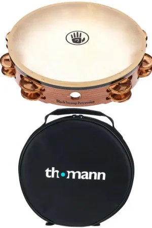 Haute qualité - Black Swamp Percussion TD4 Tambourine Bag Bundle