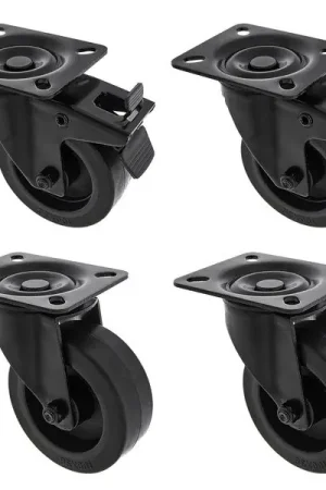 Offre - Roadworx Black Wheel Bundle 100 mm