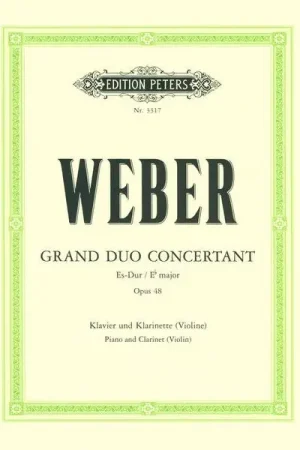 Bonne affaire | Edition Peters Weber Grand Duo Concertant