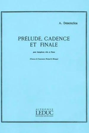 Économisez maintenant - Alphonse Leduc Desenclos Prélude, Cadence