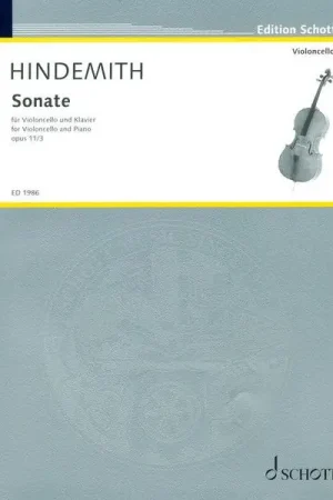 Très bien noté - Schott Hindemith Sonate op. 11/3