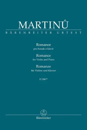 Offre exceptionnelle - Bärenreiter Martinu Romanze Violin