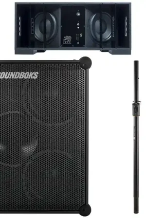 Soundboks 4 Black + Sub Portable Bundle - Meilleure vente