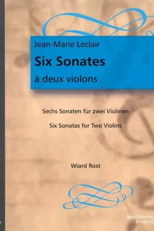 Meilleur prix | Heinrichshofen Verlag Leclair 6 Sonaten op. 3