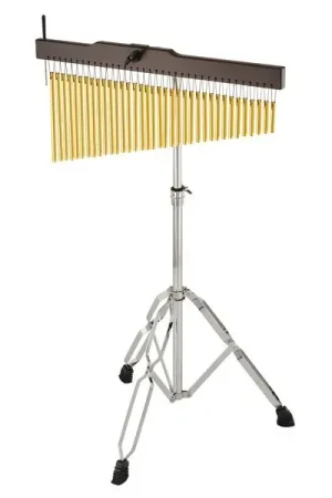 Déstockage - Millenium Solid Bar Chimes Brass/w Stand