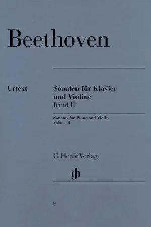 Henle Verlag Beethoven Violinsonaten 2 - Promo exceptionnelle