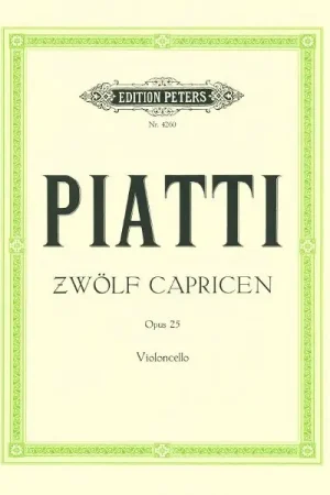 Edition Peters Piatti 12 Capricen op. 25 - Prix usine