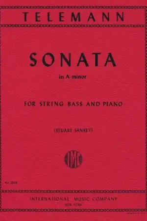 Profitez-en | International Music Company Telemann Sonata in A minor
