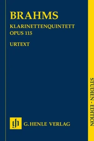 Henle Verlag Brahms Klarinettenquintett | Super prix