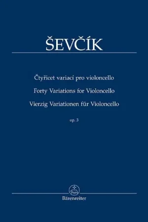 Bärenreiter Ševcík Variationen op.3 Cello | Direct fabricant