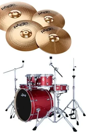 Ludwig Evolution Bundle 22" Crimson | Prix promo