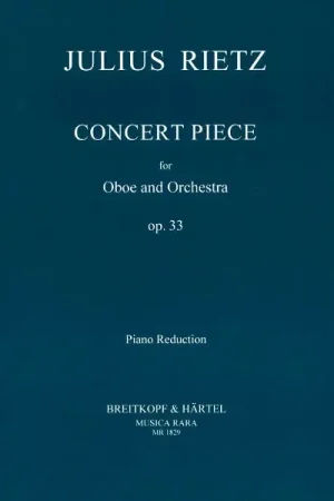 Breitkopf & Härtel Rietz Konzertstück op. 33 Oboe | Stock presque épuisé