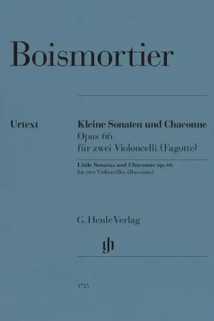 Offre à durée limitée - Henle Verlag Boismortier Kleine Sonaten