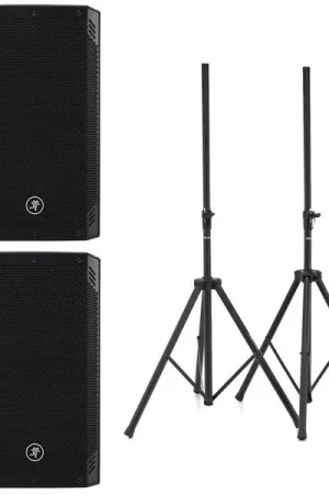Incontournable - Mackie Thrash12v2 Stereo stand Bundle