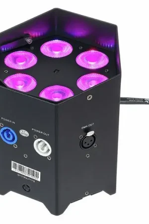 Stairville BEL6 Battery Event Light 6x15W | Réduction spéciale