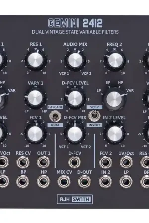AJH Synth Gemini 2412 Dual SVF black | Coup de cœur des clients