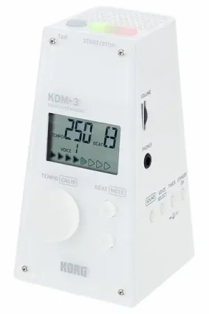 Super prix - Korg KDM-3 Digital Metronome White