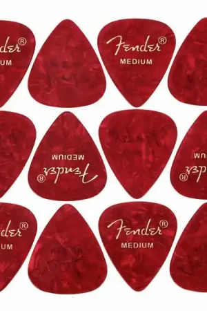 Fender Red Moto Pick Medium - Commandez maintenant