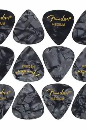 Prix promo - Fender Black Moto Pick Medium